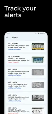 VertALPR android App screenshot 2